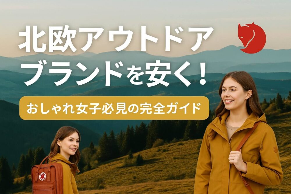 北欧アウトドアブランドを安く!おしゃれ女子必見の完全ガイド