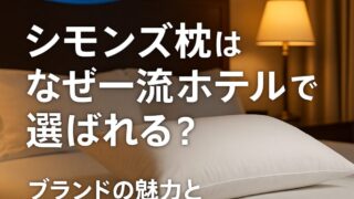 シモンズの枕はなぜ一流ホテルで選ばれる？ブランドの魅力とおすすめの選び方を解説 
